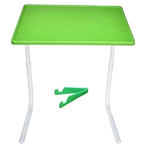 study tables for students multi purpose portable and adjustable utility table with cup holder for laptopstudydinner  free mobile stand plastic -green