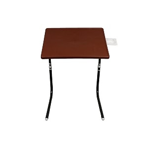table foldable and adjustable for study and laptop standard brown plastic