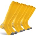 GRAPMKTG 3 Pack Soccer Baseball Softball Socks for Youth Women and Men Knee High Football Socks for Boys Girls