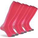 GRAPMKTG 3 Pack Soccer Baseball Softball Socks for Youth Women and Men Knee High Football Socks for Boys Girls