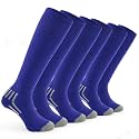 GRAPMKTG 3 Pack Soccer Baseball Softball Socks for Youth Women and Men Knee High Football Socks for Boys Girls