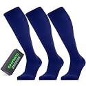 GRAPMKTG 3 Pack Softball Soccer Socks Baseball Football Socks for Youth Men and Women