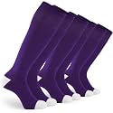 GRAPMKTG 3 Pairs Soccer Football Socks for Youth Baseball Softball Socks for Women and Men Boys Girls