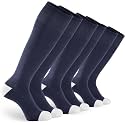 GRAPMKTG 3 Pairs Soccer Football Socks for Youth Baseball Softball Socks for Women and Men Boys Girls