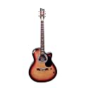 Grason Diamond Beech Wood (Natural)6-String Cut A Way Right Hand Acoustic Semi-Electric Guitar With (Free Bag & 1 Set String,2 Picks)