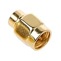 SMA Male 50 OHM 1w Brass RF Coaxial Matched Termination Dummy Loads Connector Adapter (Gold Coated)