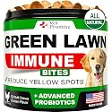 Grass Burn Spot Chews - Dog Urine Neutralizer for Lawn - Grass Green, Rocks