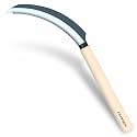 Grass Sickle Hoe Gardening Handheld Tool Weeding Tools for Garden (White)