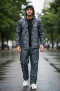 GRATITUDE ROCK Solid Men Rain Suit