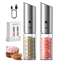 Gravity-Activated Electric Salt And Pepper Grinder Set, Standard Pack