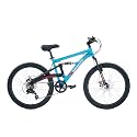 Gravity FSX 24 24 Inch Wheel Mountain Bike Full Dual Suspension 7 Speed Bicycle