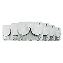Gravity Grabber, The OG - Ski & Snowboard Wall Mount, Indoor Garage & Home Storage Organizer, Damage-Free Grip, Holds Skis/Boards/Poles/More, Space-Saving Premium Gear Rack, (White 6-Pack)