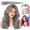 Gray Hair Color Spray, Temporary Washable Hair Spray for Kids Women Men