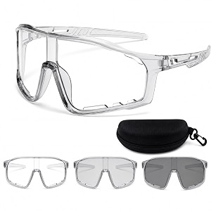 Gray Photochromic Sunglasses for Men Sports Sunglasses