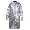 Graywolf Aluminized Kevlar Leather Welding Jacket/Welding Coat,Flame Resistant,Heavy duty (3000° F) Light weight