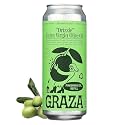 Graza Drizzle Extra Virgin Olive_Oil, Finishing Oil - High Polyphenol Early Harvest EVOO Finishing Oil in a Squeeze Bottle - Single Farm Olives from Spain, Refill Can, 16.9 Fl Oz (Pack of 6)