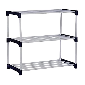 grazia 3 layer bathroom shelves  storage organiser  single door  storage for medicine makeup toiletries 44 x 52 x 12 cm white