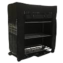 GRAZIA 3-Tier Powder-Coated Shoe Rack (Black) | Folding Multipurpose Storage Shelf for Home | Durable Footwear Stand, Book Shelf &amp; Organizer for Bedroom, Entryway &amp; Living Room