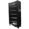 GRAZIA 6-Tier Powder-Coated Shoe Rack (Black) | Folding Multipurpose Shoe Stand &amp; Storage Shelf for Home | Durable Footwear Organizer, Book Shelf &amp; Home Storage Rack