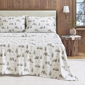 Great Bay Home Flannel Sheet Set Queen