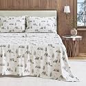 Great Bay Home Flannel Sheet Set Twin