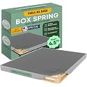 Greaton, 4.5” Full XL Box Spring Only for Full XL Size Bed – Amish-Made in The USA – Solid Wood Mattress Foundation with Stable & Quiet Support – Flat-Packed & Easy Assembly