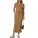 GRECERELLE 2026 Womens Summer Wrinkle-Free 2 Piece Skirt Sets with Pockets