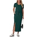 GRECERELLE 2026 Womens Summer Wrinkle-Free 2 Piece Skirt Sets with Pockets