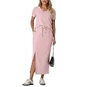 GRECERELLE 2026 Womens Summer Wrinkle-Free 2 Piece Skirt Sets with Pockets