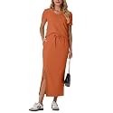 GRECERELLE 2026 Womens Summer Wrinkle-Free 2 Piece Skirt Sets with Pockets