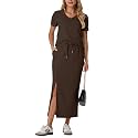 GRECERELLE 2026 Womens Summer Wrinkle-Free 2 Piece Skirt Sets with Pockets