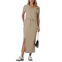 GRECERELLE 2026 Womens Summer Wrinkle-Free 2 Piece Skirt Sets with Pockets