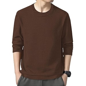GRECIILOOKS Full Sleeve T Shirt for Men