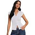 GRECIILOOKS Korean Tees for Women Tops