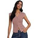 GRECIILOOKS Korean Tees for Women Tops