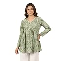GRECIILOOKS Latest Short Kurti for Women 