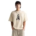 GRECIILOOKS Men39s Cotton Blend Oversized Fit T-Shirt