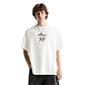 GRECIILOOKS Men39s Cotton Blend Oversized Fit T-Shirt