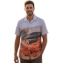 GRECIILOOKS Men39s Half Sleeve Rayon Shirt Stylish
