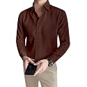 GRECIILOOKS Men39s Shirt Formal Button Down