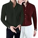 GRECIILOOKS Men39s Shirt Formal Button Down
