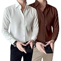 GRECIILOOKS Men39s Shirt Formal Button Down