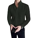 GRECIILOOKS Men39s Shirt Formal Button Down