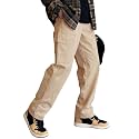 GRECIILOOKS Men Loose Low-Rise Baggy Cargo Pants