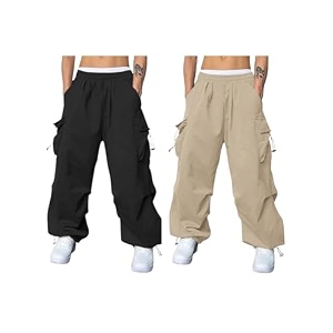 GRECIILOOKS Mens Cargo Pants 4 Pocket