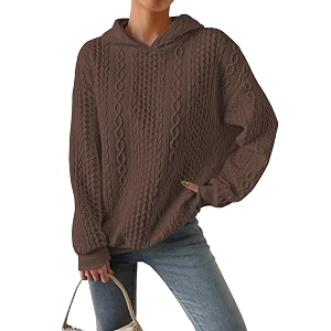 GRECIILOOKS Oversized Cotton Winter Hoodie T-Shirt
