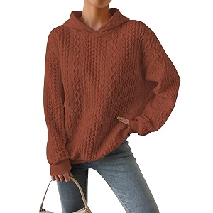 GRECIILOOKS Oversized Cotton Winter Hoodie T-Shirt