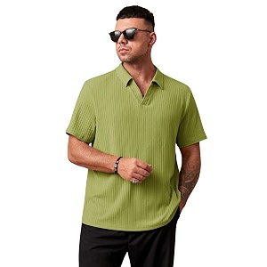 GRECIILOOKS Polo T-Shirt for Men - Cotton