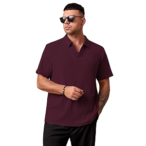 GRECIILOOKS Polo T-Shirt for Men - Cotton