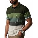GRECIILOOKS Polo T Shirt for Men 